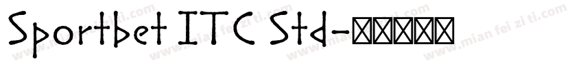 Sportbet ITC Std字体转换